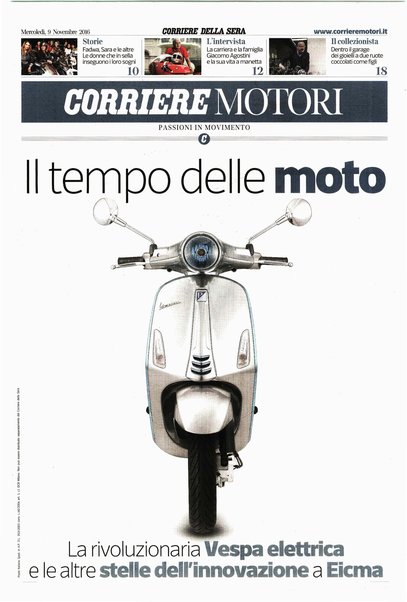 Corriere motori : supplemento settimanale di auto, moto e nautica del Corriere della sera